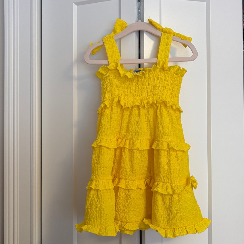 Mayoral Sunny Yellow Ruffle Dress - Picture 3 of 3